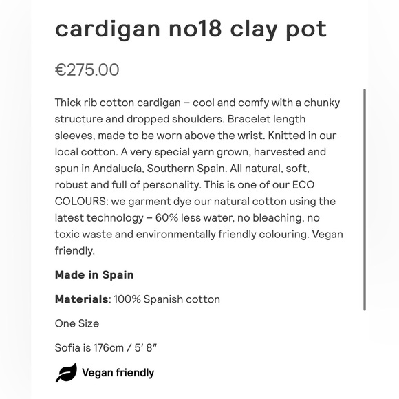 Babaa Cardigan No 18 Clay Pot - Picture 4 of 11